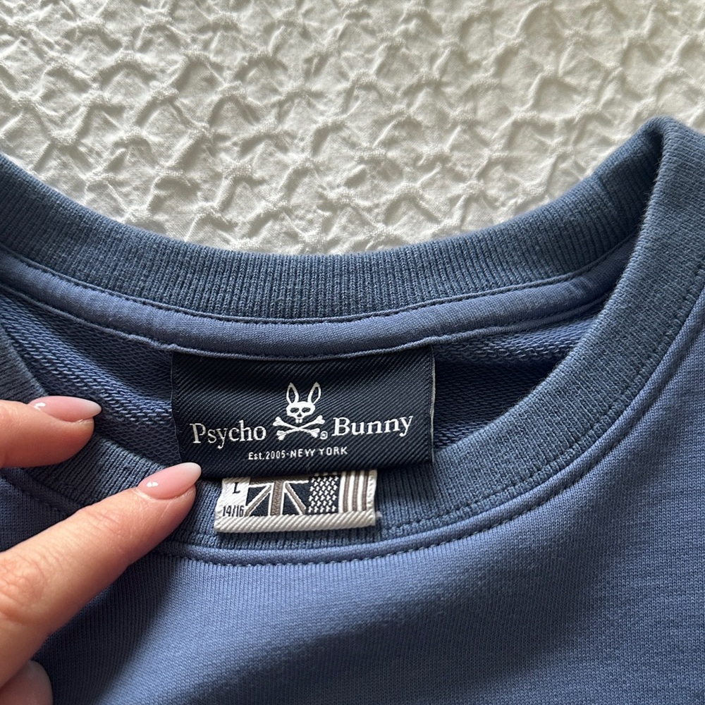 Psycho Bunny Blue Kids Sweatshirt - Picture 2 of 2